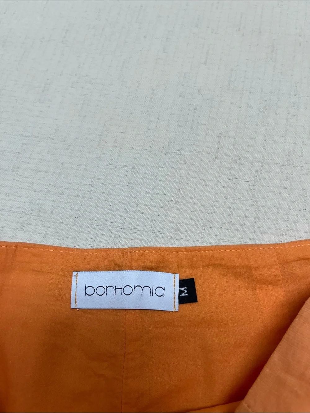 Bonhomia M orange mini skirt